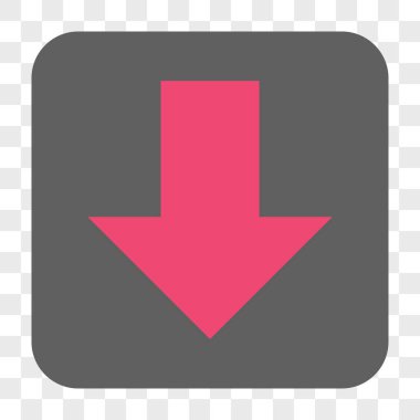 Yuvarlatılmış Kare düğme aşağı ok