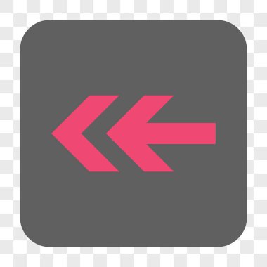 Ok sol yuvarlak kare düğme