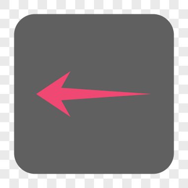 Ok sol yuvarlak kare düğme