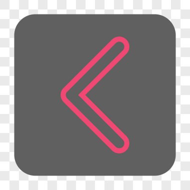 Ok ucu sol yuvarlak kare düğme