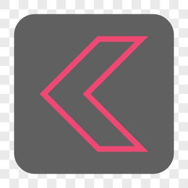 Ok ucu sol yuvarlak kare düğme