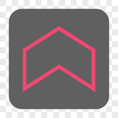 Yuvarlatılmış Kare düğmesini yukarı ok ucu