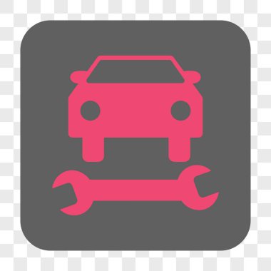 Araba tamir yuvarlak kare düğme