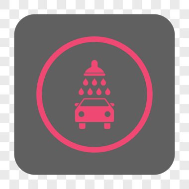 Araba duş yuvarlak kare düğme