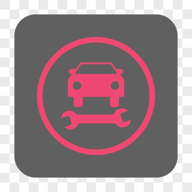 Araba tamir yuvarlak kare düğme