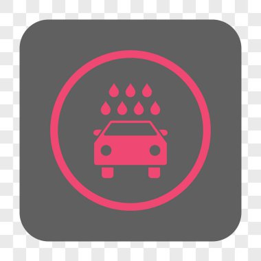 Araba duş yuvarlak kare düğme