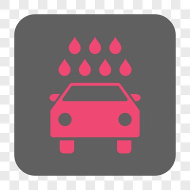 Araba duş yuvarlak kare düğme