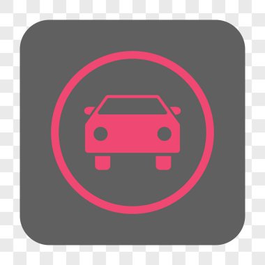 Araba yuvarlak kare düğme