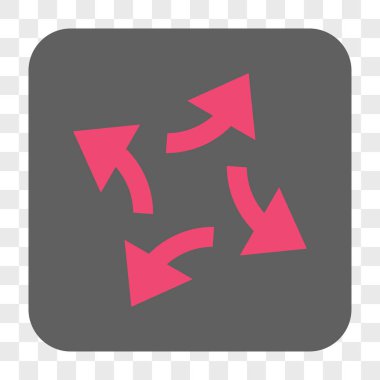 Santrifüj okları yuvarlak kare düğme