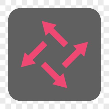 Santrifüj okları yuvarlak kare düğme