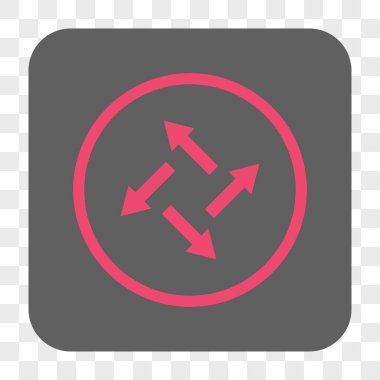 Santrifüj okları yuvarlak kare düğme