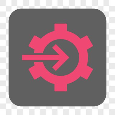 COG Tümleştirme yuvarlak kare düğme