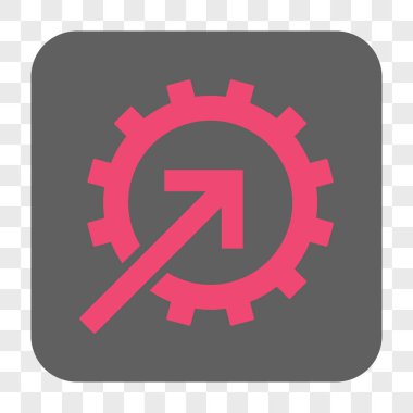 COG Tümleştirme yuvarlak kare düğme