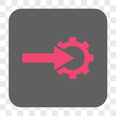 COG Tümleştirme yuvarlak kare düğme