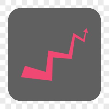 Eğri ok yuvarlak kare düğme