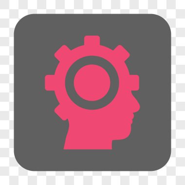 Cyborg dişli yuvarlak kare düğme