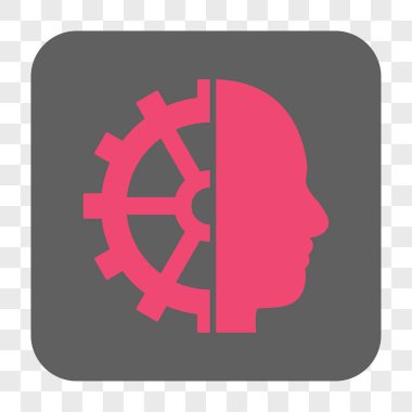 Cyborg dişli yuvarlak kare düğme