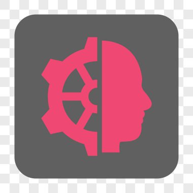 Cyborg dişli yuvarlak kare düğme