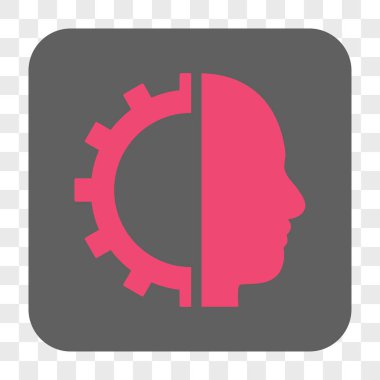 Cyborg dişli yuvarlak kare düğme