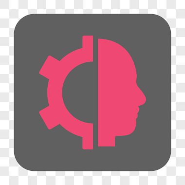 Cyborg dişli yuvarlak kare düğme