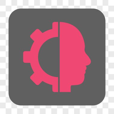 Cyborg dişli yuvarlak kare düğme