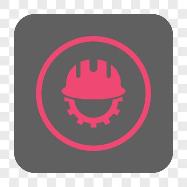 Geliştirme Hardhat yuvarlak kare düğme