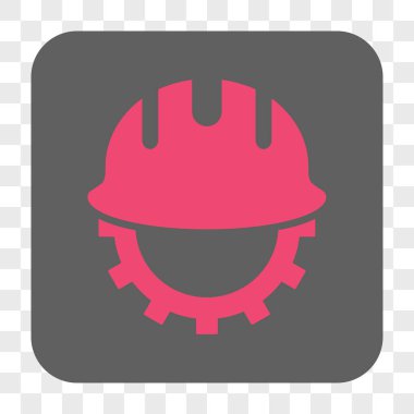 Geliştirme Hardhat yuvarlak kare düğme