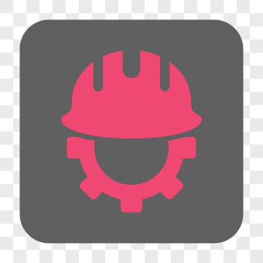 Geliştirme Hardhat yuvarlak kare düğme