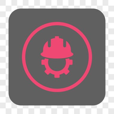 Geliştirme kask yuvarlak kare düğme