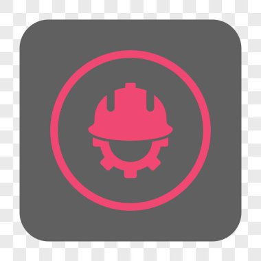 Geliştirme kask yuvarlak kare düğme