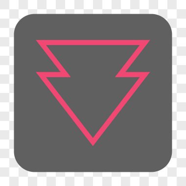 Yuvarlatılmış Kare düğme aşağı yön