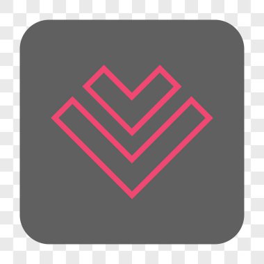 Yuvarlatılmış Kare düğme aşağı yön