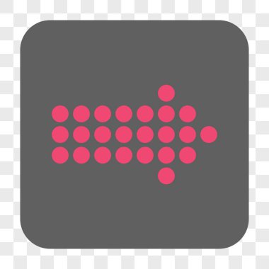 Noktalı ok sağ yuvarlak kare düğme