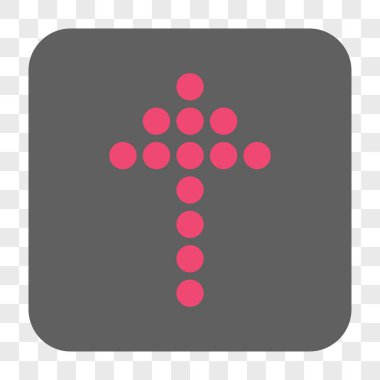 Yuvarlatılmış Kare düğmesini yukarı noktalı ok