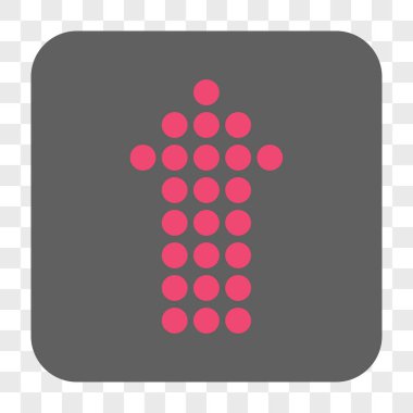 Yuvarlatılmış Kare düğmesini yukarı noktalı ok