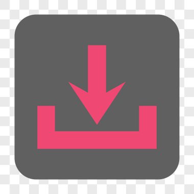 Yüklemeler yuvarlak kare düğme