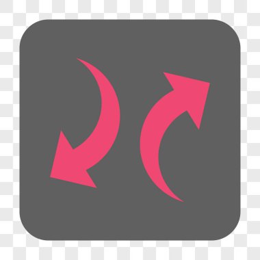 Exchange okları yuvarlak kare düğme