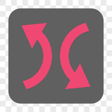 Exchange okları yuvarlak kare düğme