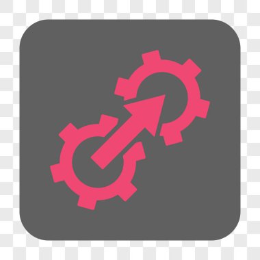 Dişli Tümleştirme yuvarlak kare düğme