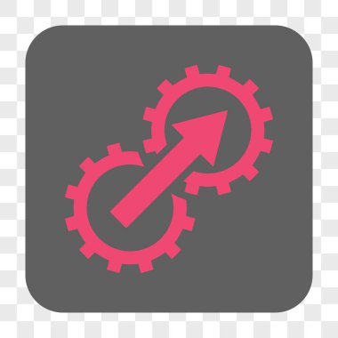 Dişli Tümleştirme yuvarlak kare düğme