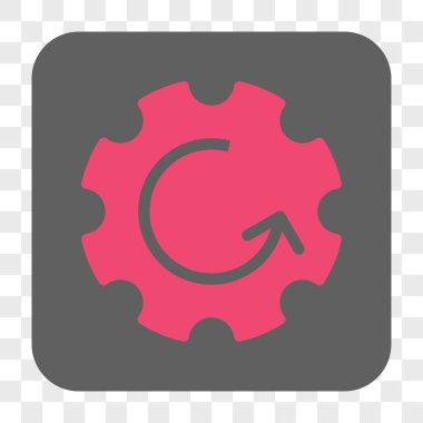 Dişli döndürme yuvarlak kare düğme