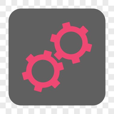 Gears'ı yuvarlak kare düğme