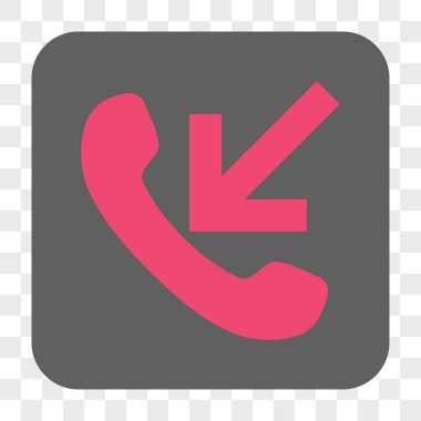 Gelen aramayı yuvarlak kare düğme