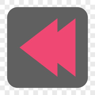 Hareket sol yuvarlak kare düğme