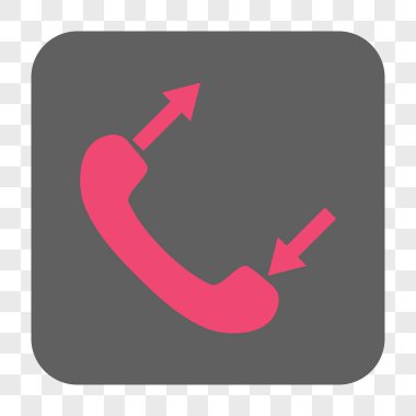 Konuşan yuvarlatılmış kare düğme telefon