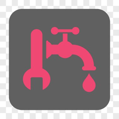 Sıhhi tesisat yuvarlak kare düğme