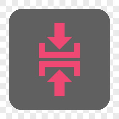 Basın düşey yöndeki kare düğme yuvarlak