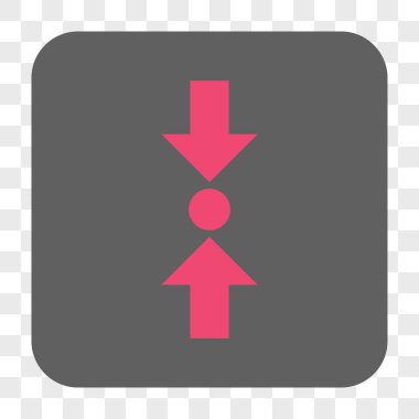 Dikey yuvarlak kare düğme basınç