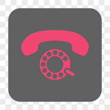 Darbeli aramayı yuvarlak kare düğme