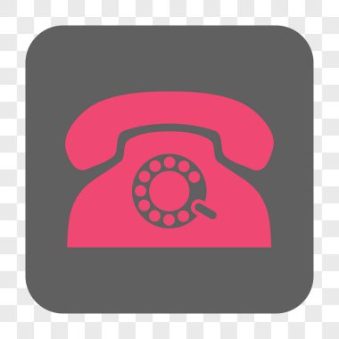 Nabız telefon yuvarlak kare düğme